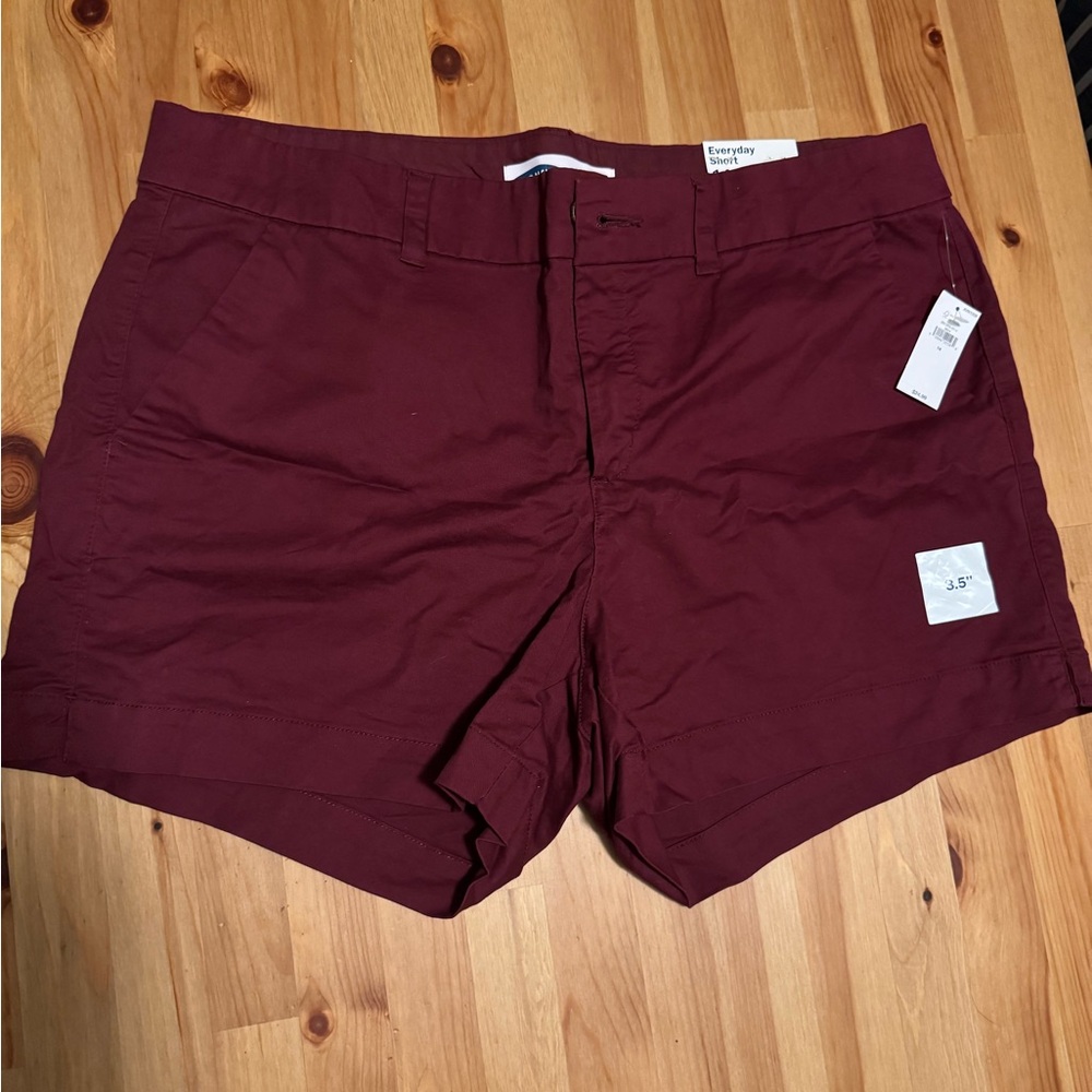 Women's Burgundy Shorts